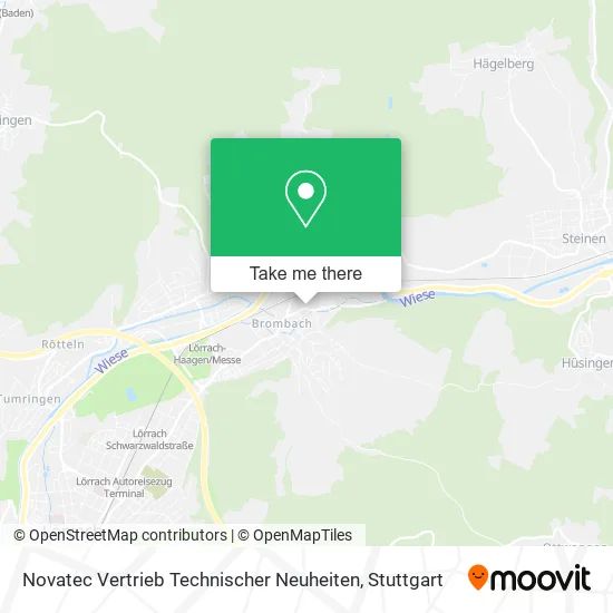 Карта Novatec Vertrieb Technischer Neuheiten