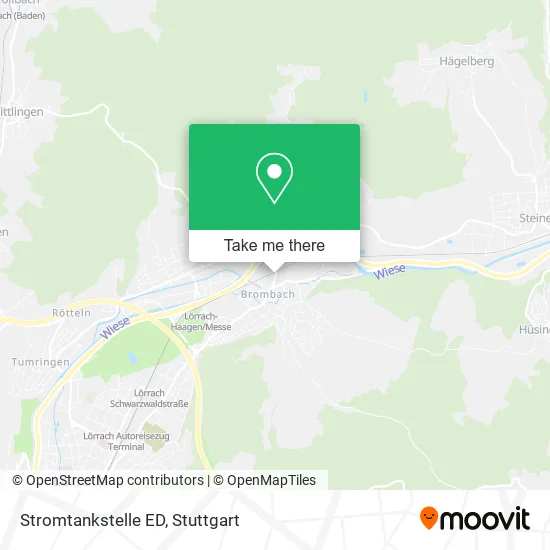 Карта Stromtankstelle ED
