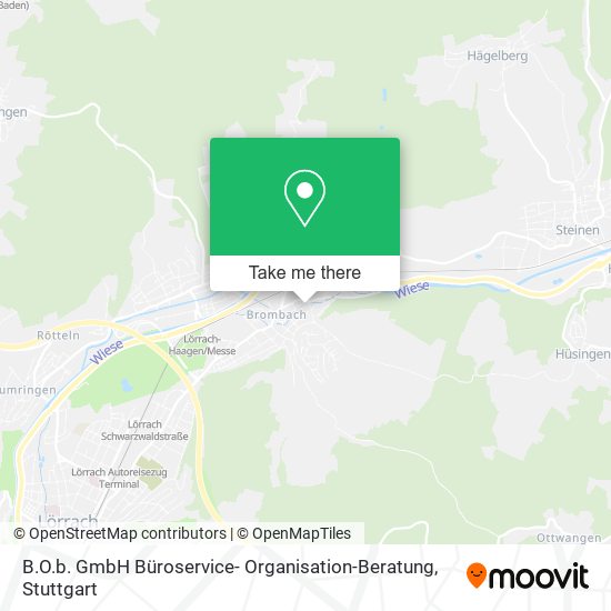 B.O.b. GmbH Büroservice- Organisation-Beratung map