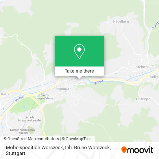 Карта Möbelspedition Worszeck, Inh. Bruno Worszeck