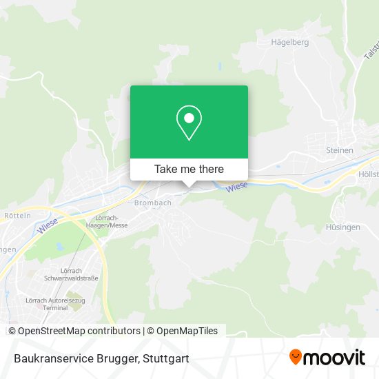 Карта Baukranservice Brugger
