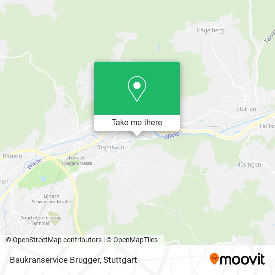 Карта Baukranservice Brugger