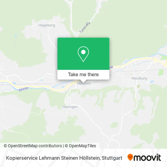 Карта Kopierservice Lehmann Steinen Höllstein