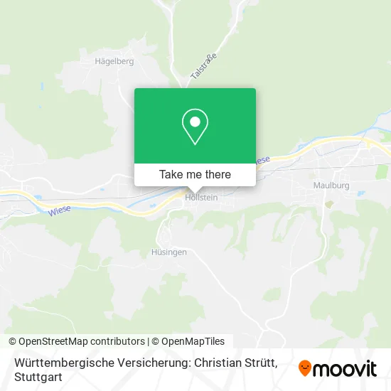 Карта Württembergische Versicherung: Christian Strütt