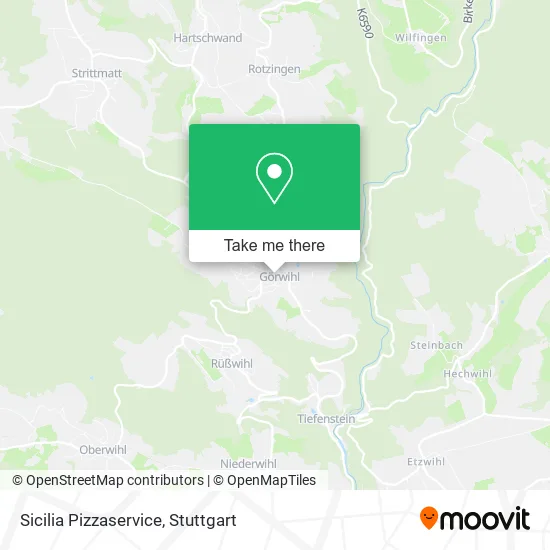 Карта Sicilia Pizzaservice