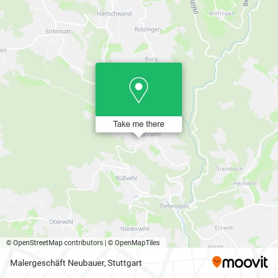 Карта Malergeschäft Neubauer