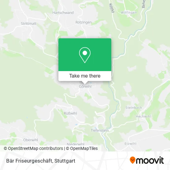 Карта Bär Friseurgeschäft