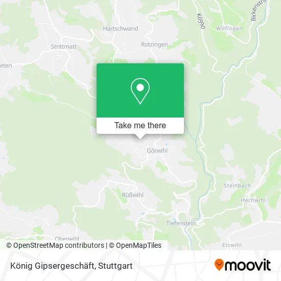 Карта König Gipsergeschäft
