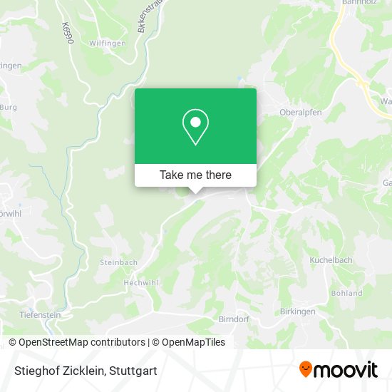 Stieghof Zicklein map