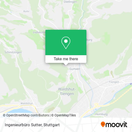 Ingenieurbüro Sutter map