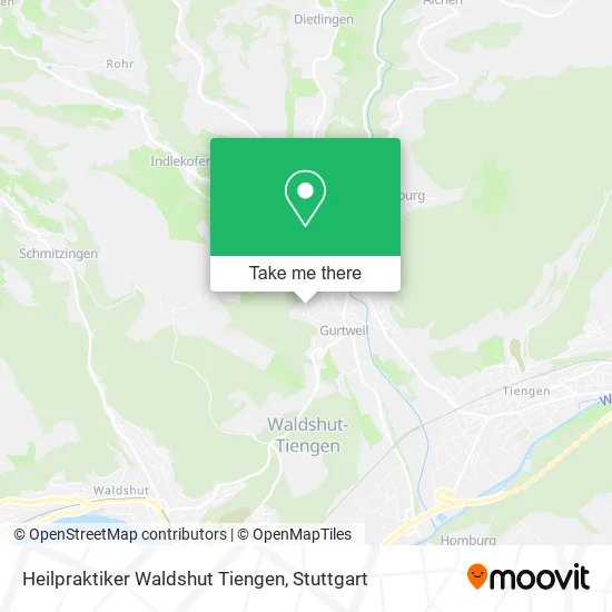 Карта Heilpraktiker Waldshut Tiengen