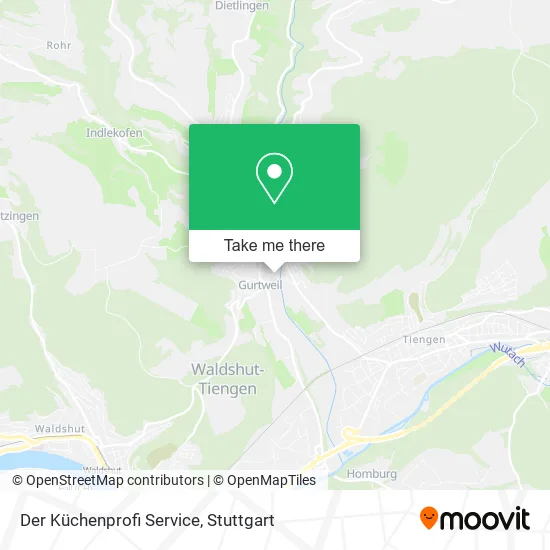Карта Der Küchenprofi Service