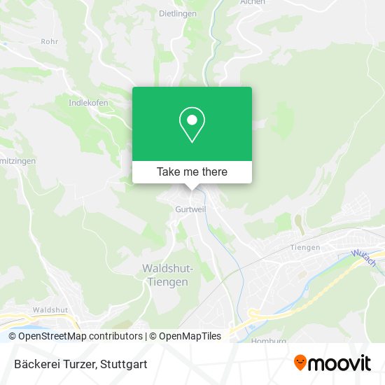 Bäckerei Turzer map