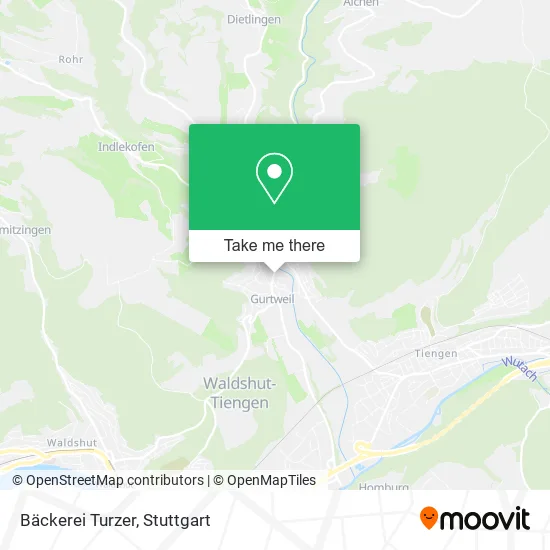 Карта Bäckerei Turzer