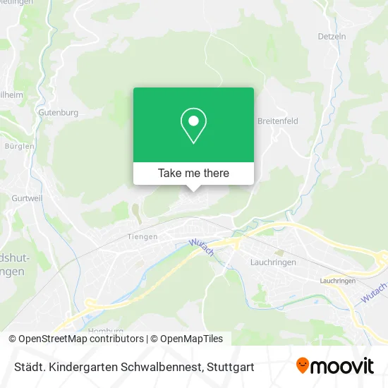 Карта Städt. Kindergarten Schwalbennest