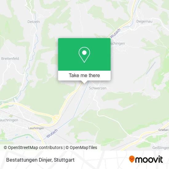 Карта Bestattungen Dinjer