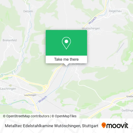 Карта Metalltec Edelstahlkamine Wutöschingen