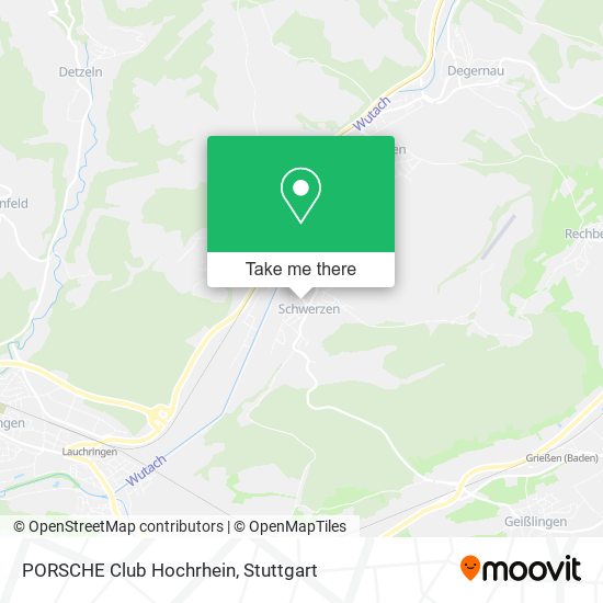PORSCHE Club Hochrhein map