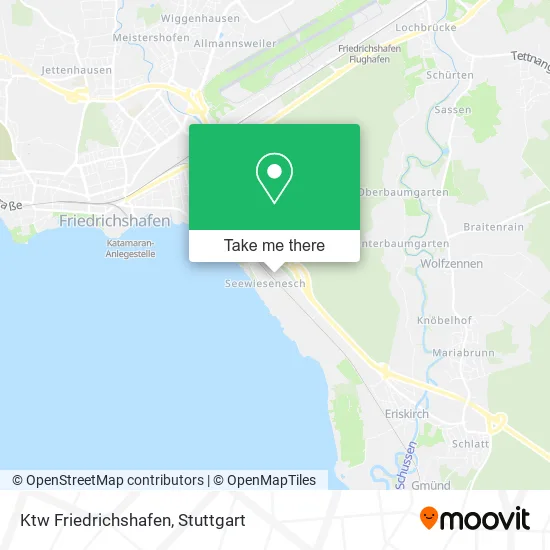 Карта Ktw Friedrichshafen