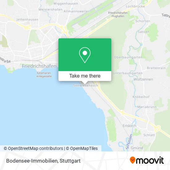 Карта Bodensee-Immobilien