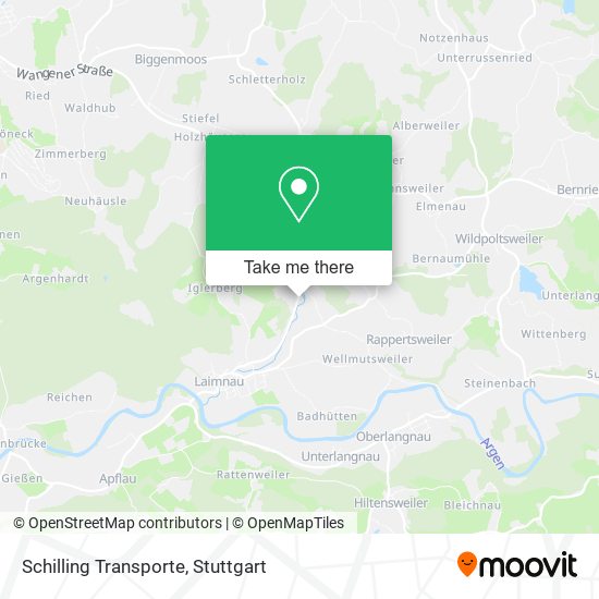 Schilling Transporte map