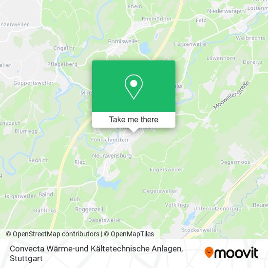 Convecta Wärme-und Kältetechnische Anlagen map