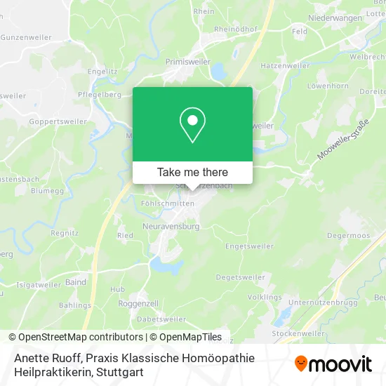 Карта Anette Ruoff, Praxis Klassische Homöopathie Heilpraktikerin