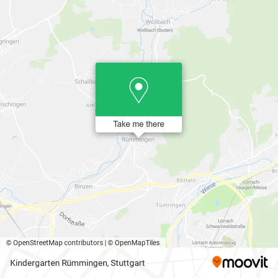 Карта Kindergarten Rümmingen