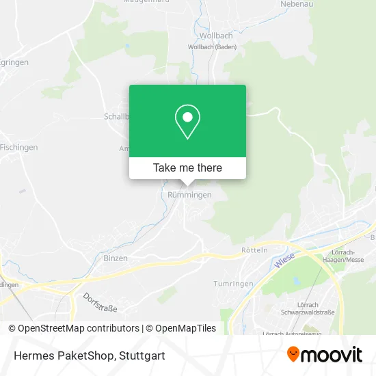 Карта Hermes PaketShop