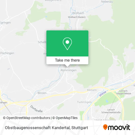 Карта Obstbaugenossenschaft Kandertal