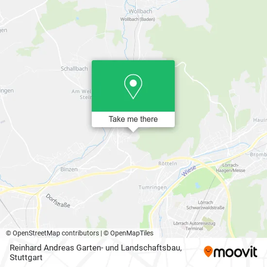 Карта Reinhard Andreas Garten- und Landschaftsbau