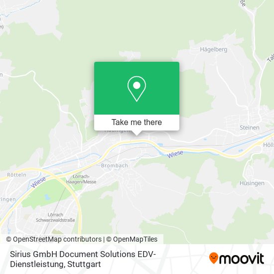 Sirius GmbH Document Solutions EDV-Dienstleistung map