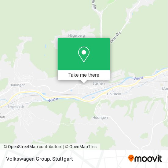 Volkswagen Group map