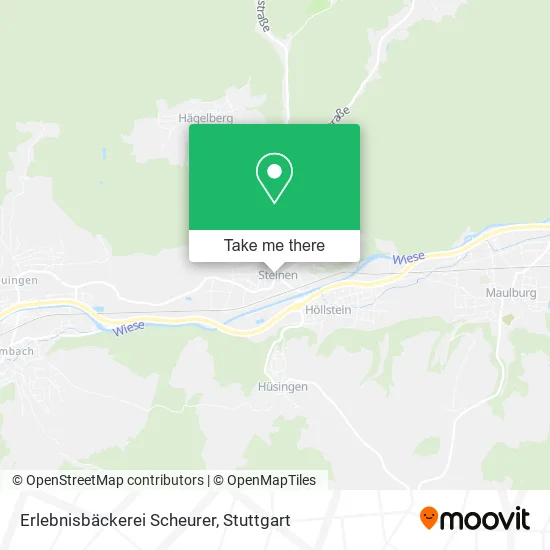 Карта Erlebnisbäckerei Scheurer