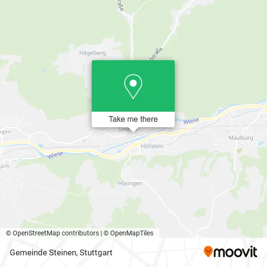 Карта Gemeinde Steinen