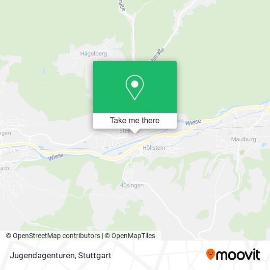 Jugendagenturen map