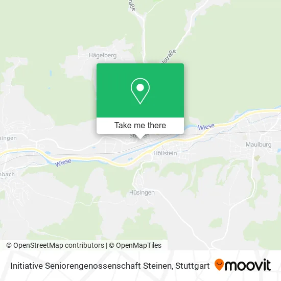 Карта Initiative Seniorengenossenschaft Steinen