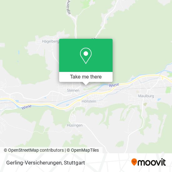 Карта Gerling-Versicherungen