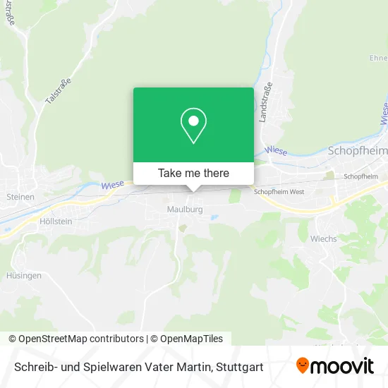 Карта Schreib- und Spielwaren Vater Martin