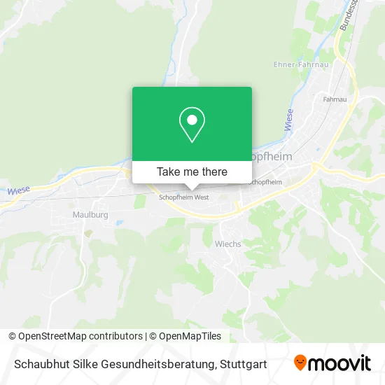 Карта Schaubhut Silke Gesundheitsberatung