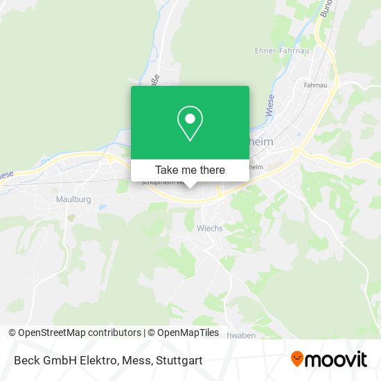 Beck GmbH Elektro, Mess map