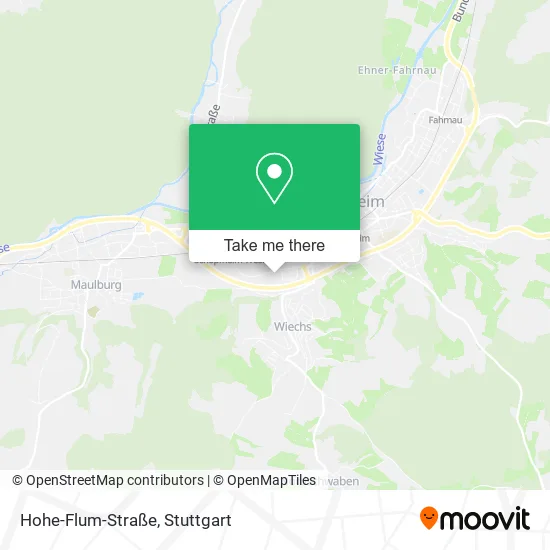 Карта Hohe-Flum-Straße