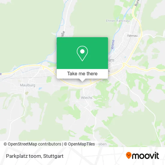 Карта Parkplatz toom