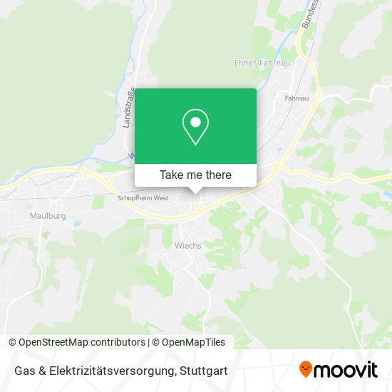 Gas & Elektrizitätsversorgung map