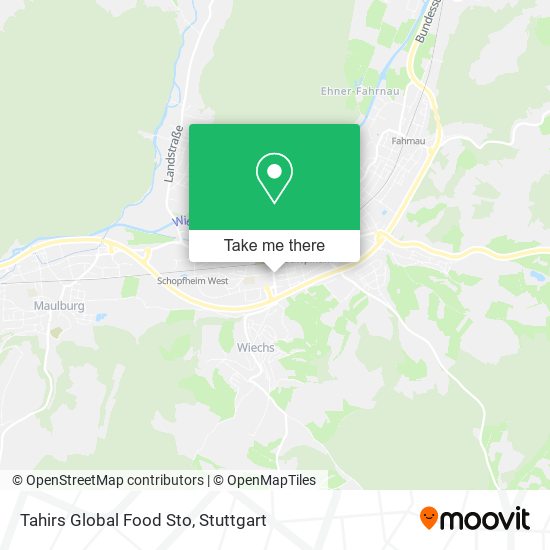 Tahirs Global Food Sto map