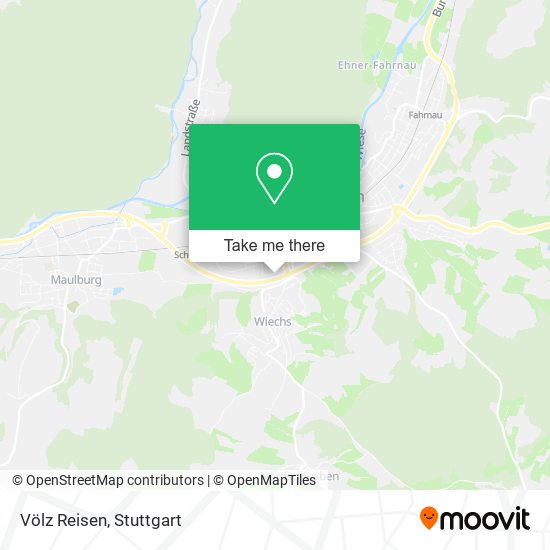 Völz Reisen map