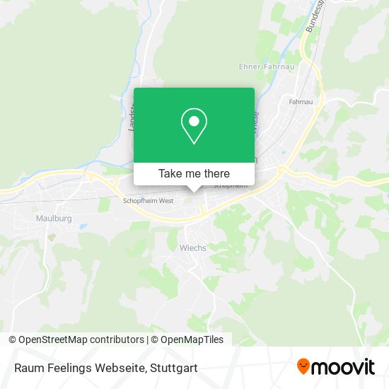 Карта Raum Feelings Webseite
