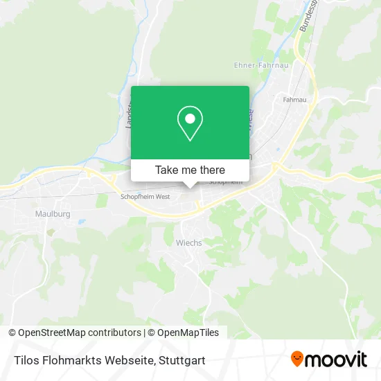 Карта Tilos Flohmarkts Webseite