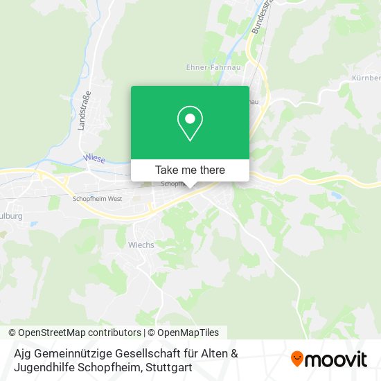 Ajg Gemeinnützige Gesellschaft für Alten & Jugendhilfe Schopfheim map