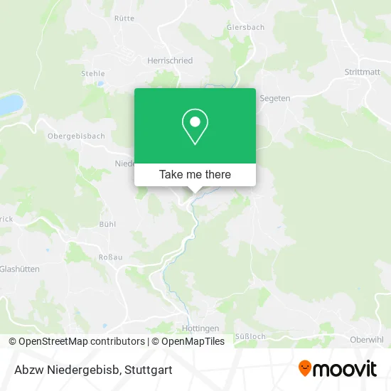 Карта Abzw Niedergebisb